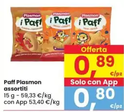 Despar Paff Plasmon assortiti offerta