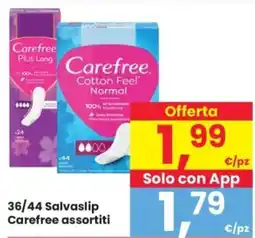 Despar 36/44 Salvaslip Carefree assortiti offerta