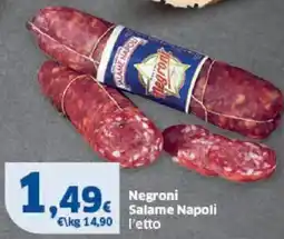 Sigma Negroni Salame Napoli offerta