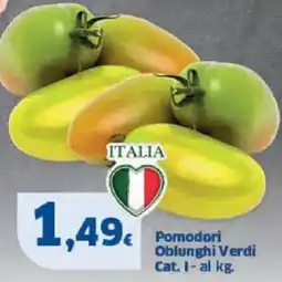 Sigma Pomodori Oblunghi Verdi offerta
