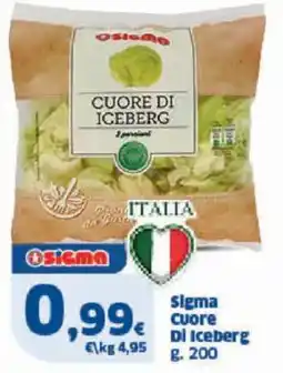 Sigma Sigma cuore di Iceberg offerta