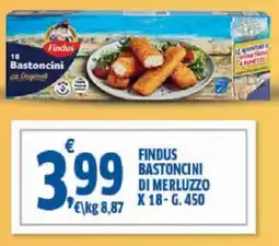Sigma Findus bastoncini di merluzzo offerta