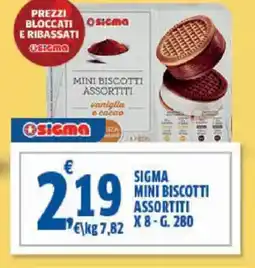 Sigma Sigma mini biscotti assortiti offerta