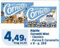 Sigma Algida Cornetti Mini offerta