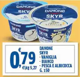 Sigma Danone skyr -vaniglia - bianco - pesca e albicocca offerta