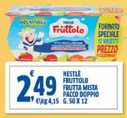 Sigma Nestle fruttolo frutta mista pacco doppio offerta