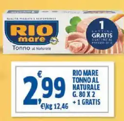 Sigma Rio mare tonno al naturale offerta