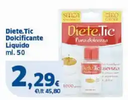 Sigma Diete.Tic Dolcificante Liquido offerta