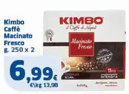 Sigma Kimbo Caffè Macinato Fresco offerta
