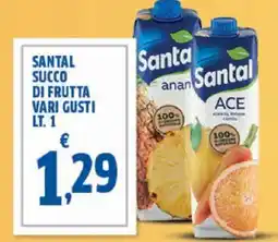Sigma Santal succo di frutta vari gusti offerta