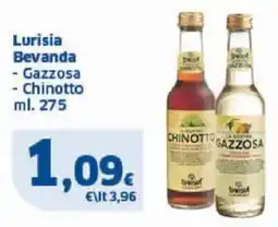 Sigma Lurisia Bevanda - Gazzosa - Chinotto offerta