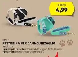 ALDI Romeo pettorina per cani/guinzaglio offerta