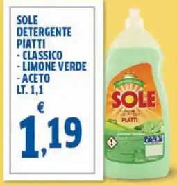 Sigma Sole detergente piatti offerta
