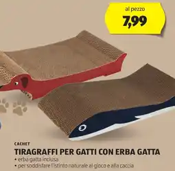 ALDI Cachet tiragraffi per gatti con erba gatta offerta