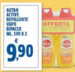 Sigma Autan active repellente vapo bipacco offerta