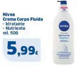 Sigma Nivea Crema Corpo Fluida offerta