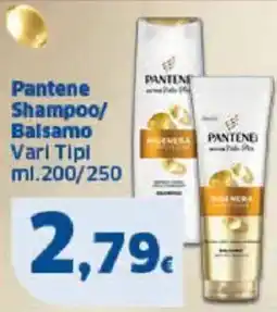 Sigma Pantene Shampoo/ Balsamo vari tipi offerta