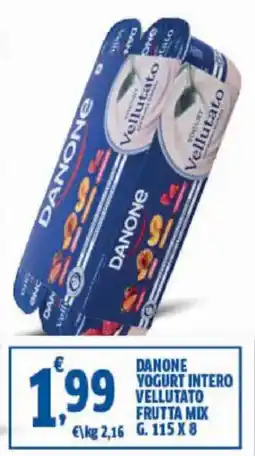 Sigma Danone yogurt intero vellutato frutta mix offerta