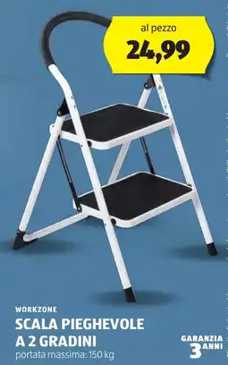 ALDI Workzone scala pieghevole a 2 gradini offerta