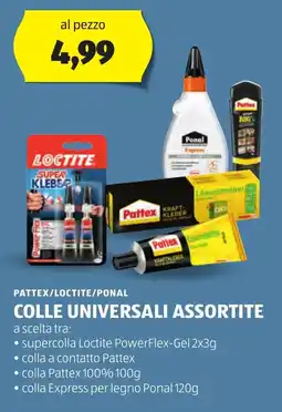 ALDI Pattex/loctite/ponal colle universali assortite offerta
