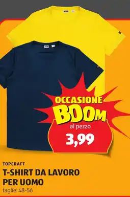 ALDI Topcraft t-shirt da lavoro per uomo offerta