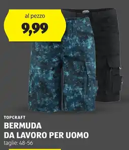 ALDI Topcraft bermuda da lavoro per uomo offerta