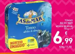 Spazio Conad ΤΟΝΝΟ AS DO MAR all'olio di oliva offerta