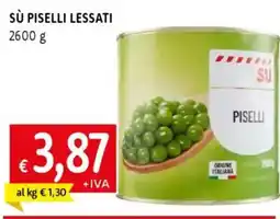 Galassia Sù piselli lessati offerta