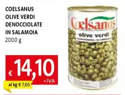 Galassia Coelsanus olive verdi denocciolate in salamoia offerta