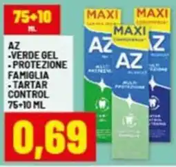 Risparmio Casa AZ -verde gel -protezione famiglia -tartar control offerta