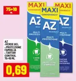 Risparmio Casa Az verde gel -protezione famiglia -tartar control offerta