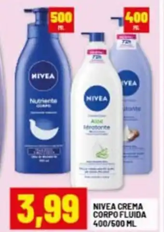 Risparmio Casa Nivea crema corpo fluida offerta