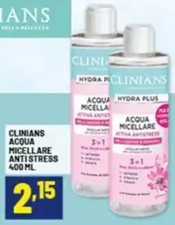 Risparmio Casa Clinians acqua micellare antistress offerta