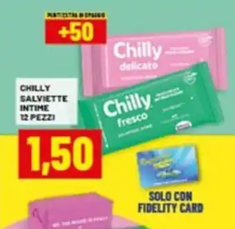 Risparmio Casa Chilly salviette intime offerta