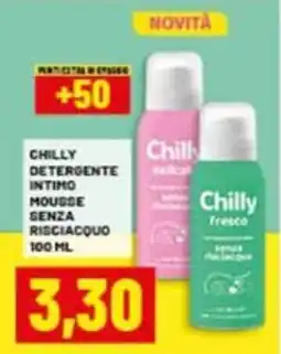 Risparmio Casa Chilly detergente intimo mousse senza risciacquo offerta
