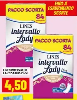 Risparmio Casa Lines intervallo lady maxi 84 pezzi offerta