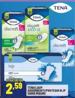Risparmio Casa Tena lady assorbenti/proteggi slip varie misure offerta