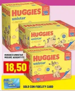 Risparmio Casa Huggies unistar misure assortite offerta