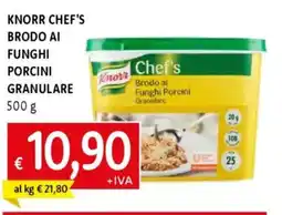 Galassia Knorr chef's brodo ai funghi porcini granulare offerta