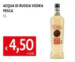 Galassia Acqua di russia vodka pesca offerta