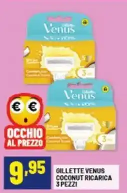 Risparmio Casa Gillette venus coconut ricarica 3 pezzi offerta