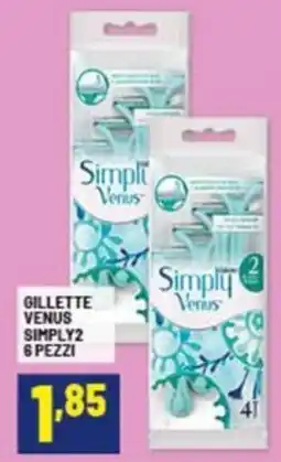 Risparmio Casa Gillette venus simply2 6 pezzi offerta