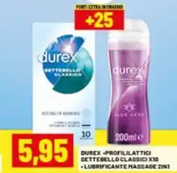 Risparmio Casa Durex profililattici settebello classici x10 offerta