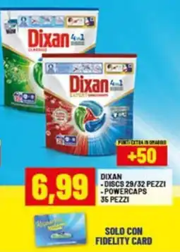 Risparmio Casa Dixan -discs 29/32 pezzi -powercaps offerta