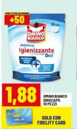 Risparmio Casa Omino bianco idrocaps 10 pezzi offerta