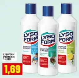 Risparmio Casa Lysoform pavimenti offerta