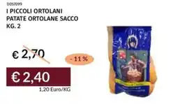 Prezzemolo e Vitale I piccoli ortolani patate ortolane sacco offerta