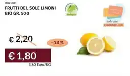 Prezzemolo e Vitale Frutti del sole limoni bio offerta