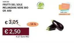 Prezzemolo e Vitale Frutti del sole melanzane nere bio offerta