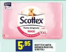 Risparmio Casa Scottex carta igienica maxi xxl 12 rotoli offerta